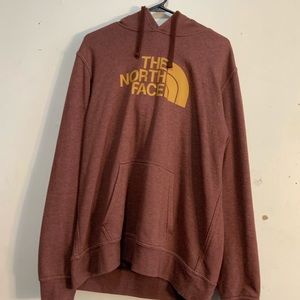 The north face hoodie large with defect